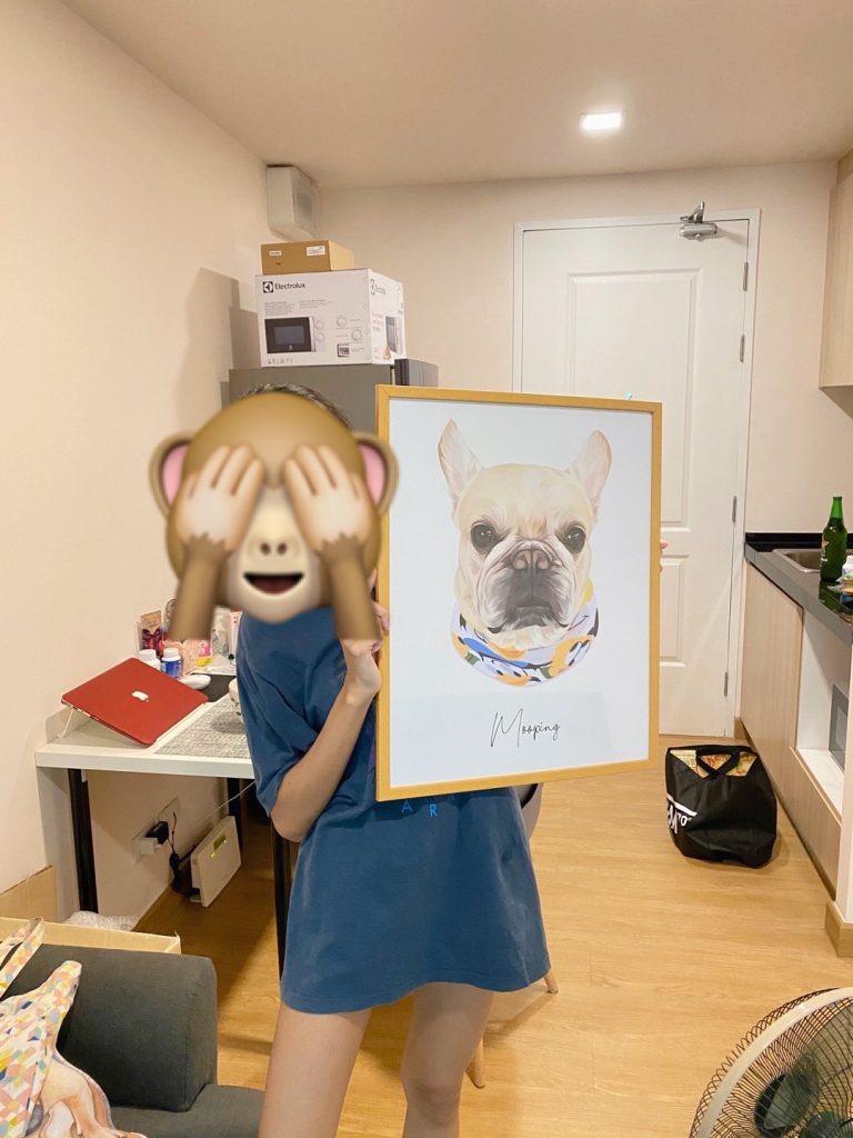 dog lover gift draw portrait